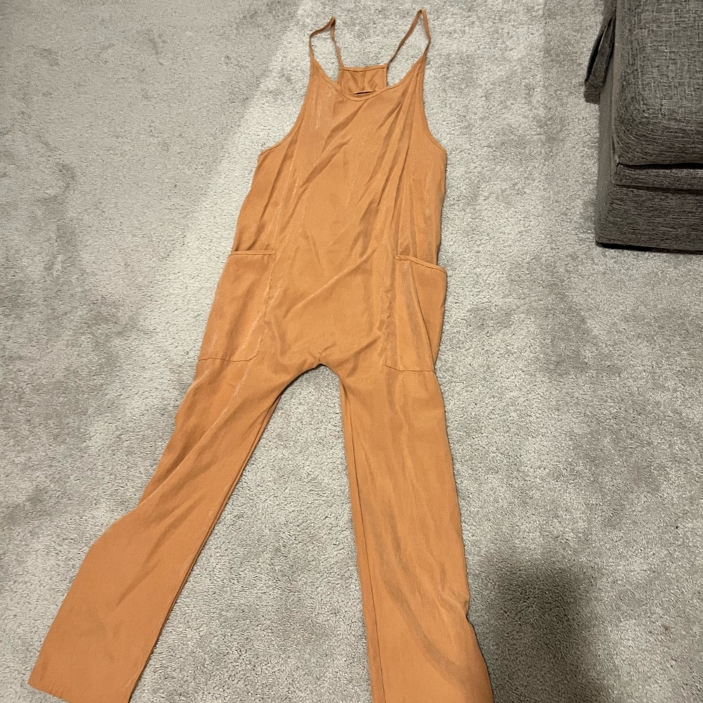 Women's Tan Jumpsuit